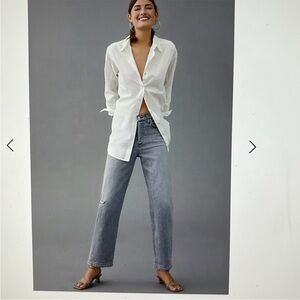 NWT Citizens of humanity Dylan rolled Crop Jeans 28